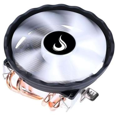 Imagem de Cooler para Processador Gamer Rise Mode X5, Intel e AMD, 120mm, Preto 