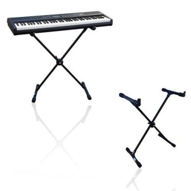Imagem de Suporte em X Teclado Piano Reforçado Estante Dobrável - Bell