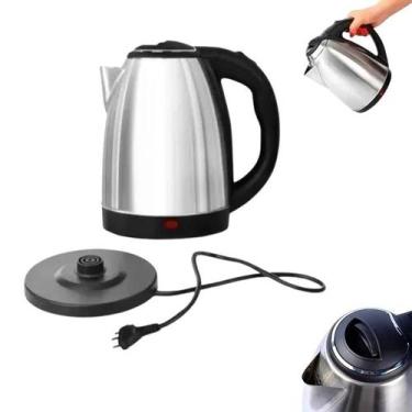 Imagem de Chaleira Elétrica 127v Aço Inox Premium Capacidade de 1800ml Desligame