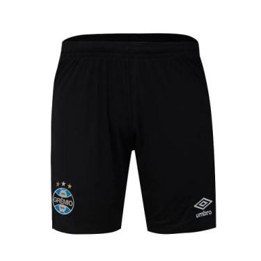 Imagem de Calção Masculino Umbro Grêmio Preto/Azul, Preto, Azul, M