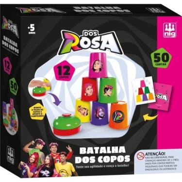 Imagem de Jogo de Cartas dos Rosa Batalha dos Copos - Nig Brinquedos