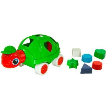 Imagem de Tartaruga Luli com Blocos - Kendy Brinquedos