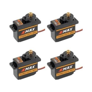 Imagem de Servo Digital Metal Gear Para Helicóptero RC, Avião, Robô EMAX ES08MDI