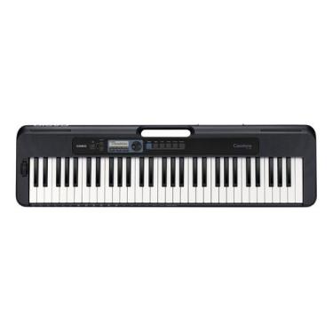 Imagem de Teclado Digital Casio Casiotone CTS300C2BR 61 teclas Preto, Preto, Cas