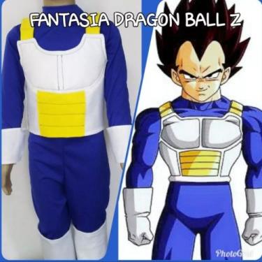 Fantasia Dragon Ball Cosplay Super Goku Infantil Roupa Anime