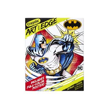 Imagem de Crayola Batman Coloring Book Pages, 1 Full Color Batman Poster, 28 Pages