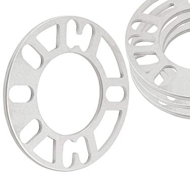 Imagem de ZHTEAPR 4 peças adaptadores universais de espaçadores de rodas PCD 4x98 4x100 4x108 4x110 4x112 4x114.3 4x120 4x4,5 5x100 5x110 5x108 5x112 5x114.3 5x120 5x4,5 (5 mm de espessura)