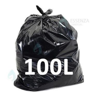 Imagem de Saco De Lixo 100 Litros Reforçado 100Un 0,12