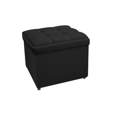Imagem de Calçadeira Copenhague 100cm Solteiro Corano Preto Adj Decor