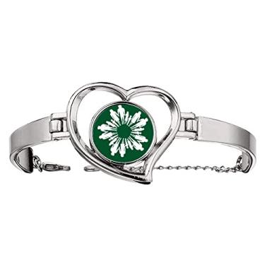 Imagem de N/A N/A Pulseira de Arame Faly Unity Art Deco Fashion Pulseira Coração Joias, medium, metal