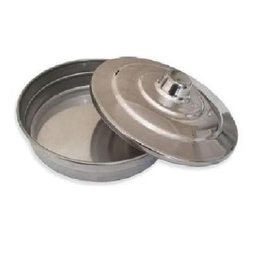 Imagem de 01 Bandeja Prata De Pão Para Santa Ceia