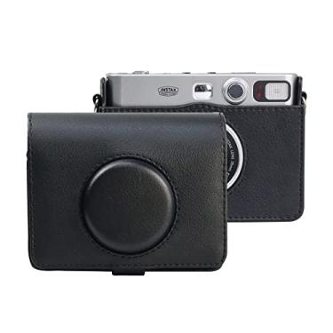 Imagem de Yunchao Acessórios para câmeras Retro de câmera de corpo inteiro PU PU Saco de capa com alça para fujifilm mini evo Sacos de câmera