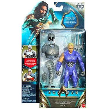 Imagem de DC Aquaman Ocean Gladiator Orm Hydro-Tek Figura que muda de cor de 15 cm