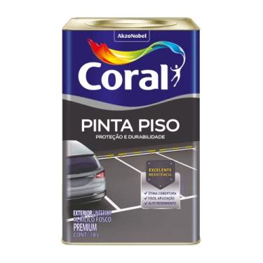 Imagem de PINTA PISO CINZA ESCURO 18L - CORAL