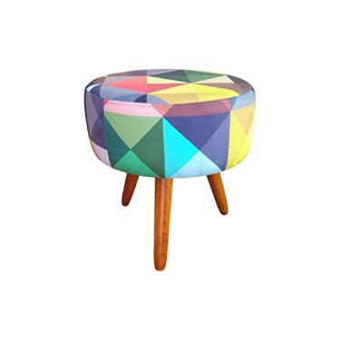 Imagem de Puf Para Saka E Hall De Entrada Redondo Pé Palito Triângulo