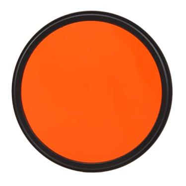 Imagem de Filtro de lente de câmera de 55mm, filtro de lente de cor completa filtro de câmera digital de vidro óptico para para filtro de lente de 55mm Fujifilm(Laranja)