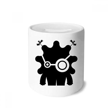 Imagem de DIYthinker Universe Alien and Monster Alien Money Box Ceramic Coin Case Piggy Bank Gift