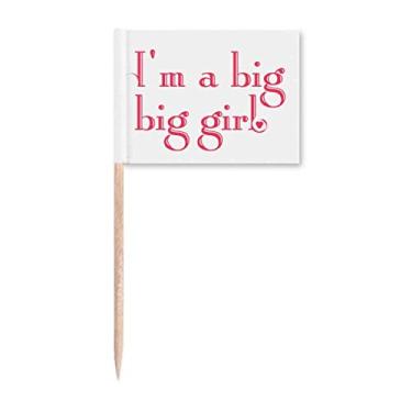 Imagem de Big Big World Art Deco Presente Fashion Palito de Dente Bandeiras Marcador Topper Decoração de Festa