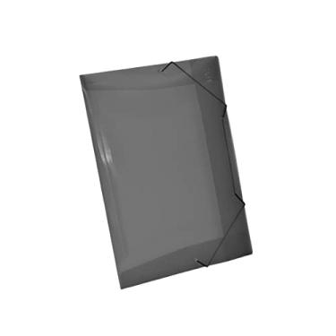 Imagem de Pasta Polipropileno Economico Pequena, 1/2 Oficio, Cinza (Fumê)