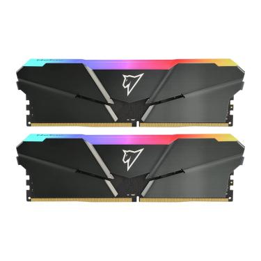 Imagem de Memória Ram Pc Netac 16gb (2x 8) Rgb Ddr4-3600 C18 Desktop