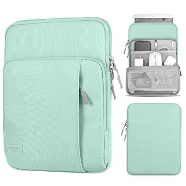 Imagem de MoKo Bolsa para tablet de 9 a 11 polegadas com bolsos de armazenamento serve para iPad Air 5 de 10,9 polegadas 2022, iPad Pro 11 M2 2022-2018, iPad 10th 10.9, iPad 9/8/7th 10.2, iPad Air 4 10.9, Tab