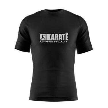 Imagem de Uppercut Camisa Karate Fight Dry Tech UV-50, M, Preta