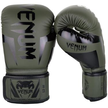Imagem de Venum Luvas de boxe masculinas Venum Elite Cáqui Preto 227 g, Cáqui/Preto, 227 g EUA