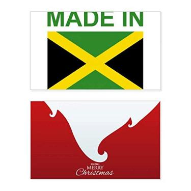 Imagem de Made in Jamaica Country Love Holiday Merry Christmas Parabéns Card Christmas Letter Message