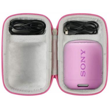 Imagem de Substituição do estojo de viagem dura de Khanka para o alto-falante Bluetooth portátil Sony SRS-XB12 Extra Bass (Rosa)