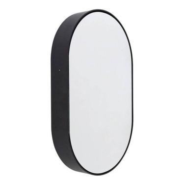 Imagem de Espelheira De Luxo Para Banheiro 92,5X60X12Cm - Preto