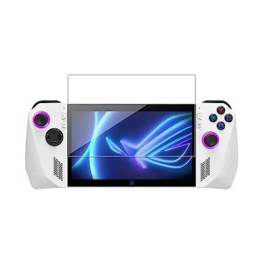 Imagem de Película protetora de tela de vidro temperado com 6 peças compatível com ASUS ROG Ally Handheld 2023, transparente, transparente, transparente, antiarranhões, antiimpressões digitais, capa para jogos portáteis ROG Ally Gaming de 7 polegadas