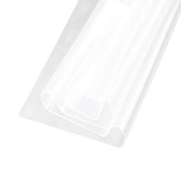 Imagem de Membrana de borracha de silicone de alta temperatura fina superclear resistente ao calor 300 x 370 x 0,3 mm