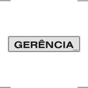 Imagem de Placa De Sinalização Gerência 30x7 Ekomunike - B-505 F9e