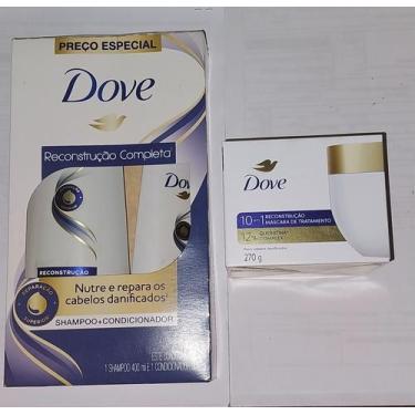 Imagem de Kit Dove Reconstrução Shampoo 400 Ml Condicionador 200 Ml Masc