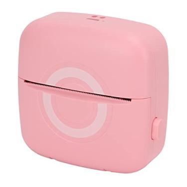 Imagem de Impressora Portátil de Adesivos, 200dpi, Mini Impressora Térmica de Bolso, Bateria de Longa Duração para Calendários Diários, Bateria de Lítio Rosa
