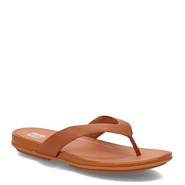 Imagem de FitFlop Sandália de dedo Gracie feminina, Bronzeado claro, 11