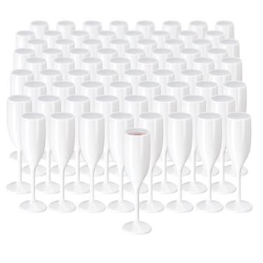 Imagem de XUWAIDSGN Taças acrílicas de champanhe para torrar, taças inquebráveis de barra de mimosa, taças de vinho, taças de champanhe vintage, taças de champanhe com haste 153 g para Natal, aniversário (100