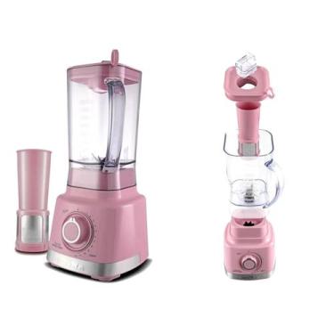 Imagem de Liquidificador Rosa Britania  Pro Maxx Turbo 3L 1400W 220V - Britânia,