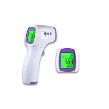 Imagem de Termômetro Digital Laser Infravermelho Medidor Febre Testa - GJJK