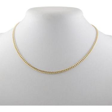 Imagem de Colar Masculino Ouro 18k 750 Grumet 3.4 60 Cm Certificado - JOIE JOIAS