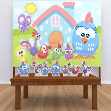 Imagem de Kit Festa Prata Galinha Pintadinha Cute Candy-  IMPAKTO VISUAL