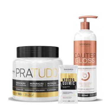 Imagem de Borabella Cauter Gloss 500ml + Máscara Pra Tudo 1kg - Borebella