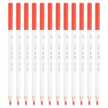 Imagem de PATIKIL Conjunto de lápis de cor laranja escuro, 12 lápis de cor a óleo, lápis de desenho de madeira para artistas, pintura, esboço