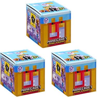 Imagem de Minecraft Series 18 Cute Series Mini Figure Blind Box - Bundle of 3 Packs