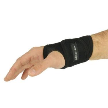 Imagem de Munhequeira Ajustável Neoprene Preto Ortopédico Fitness OR50 - HIDROLI