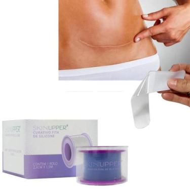 Imagem de Bandagem Fita Adesiva Fixadora De Silicone Anti Queloide / Pós Queimad