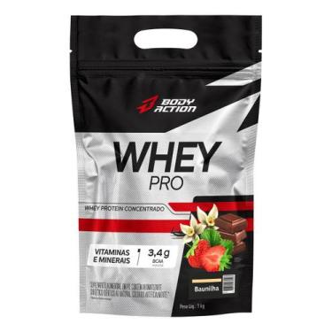 Imagem de Whey Protein Concentrado Pro - 1kg Bodyaction, Baunilha