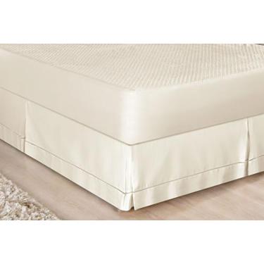 Imagem de Saia para cama box king 1 peça - ponto palito - percal 180 fios - mayr