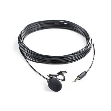 Imagem de Microfone de lapela omnidirecional sem pilhas para DSLRs - SARAMONIC