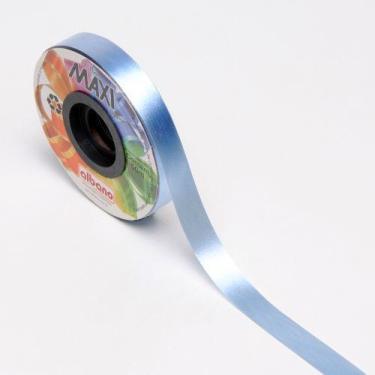 Imagem de Rolo de Fita Decorativa Para Presente 16mm x 50m - AAZ, Azul Claro